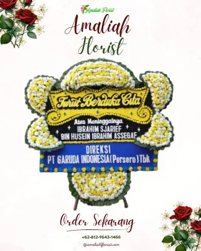 Papan Bunga Duka di Kendal